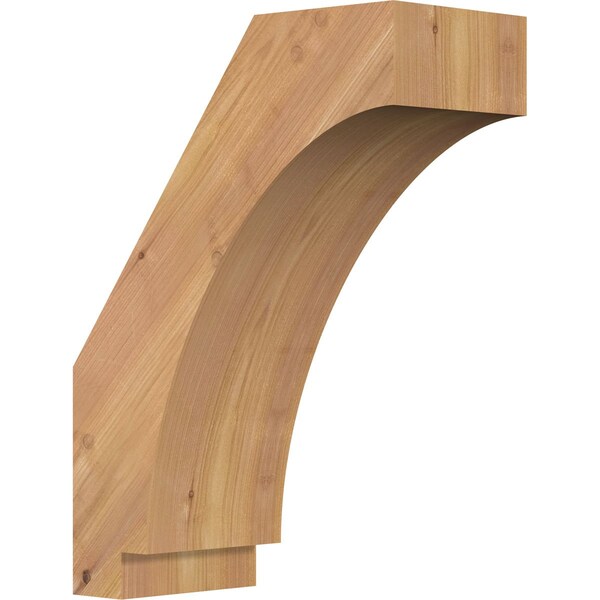 Ekena Millwork 5 1/2"W x 12"D x 16"H Imperial Smooth Knee Brace, Western Red Cedar BRC06X12X16IMP00SWR - main